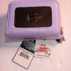 Buxton Women's Wizard Accordian Pebble Grain Multi Card Wizard Wallet, P…